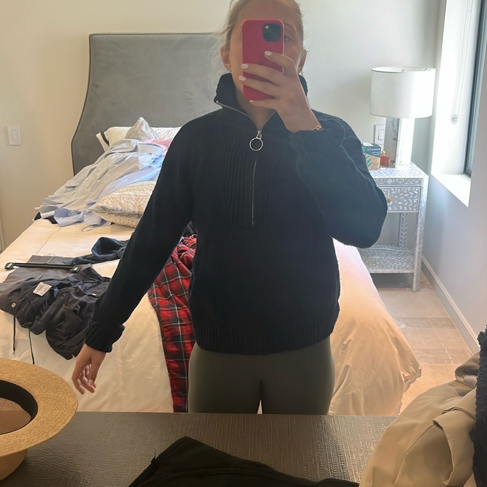 Old Navy Navy Blue Thick Cotton Sweater